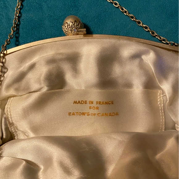 Vintage 1940’s Made in France for Eaton’s of Canada Brocade Evening Purse - Picture 3 of 5